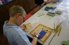 Rosie Scaife mosaic workshop